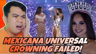 ATEBANG REACTION | MEXICANA UNIVERSAL 2022 CROWNING MOMENT #mexicanauniversal2022 #crowningmoment