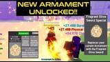I unlocked ARMAMENT *NEW* OLIVE FRAGRANT SWORD in Roblox Anime Fighting Simulator