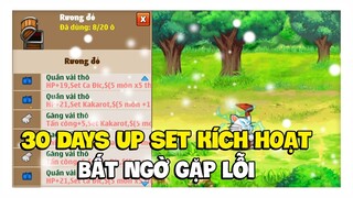 Ngọc Rồng Online - 30 Ngày Up Set Kích Hoạt Của 4 Acc Nhưng Gặp Lỗi