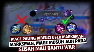 Review Mage Paling DIBENCI USER MARKSMAN, Pake Build Full Penetrasi Sekali Skill Ilang| Mlbb