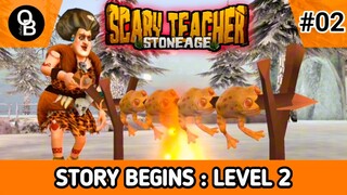 MAKANAN KESUKAAN MISS T TERNYATA KODOK PANGGANG 💥 - SCARY TEACHER : STONE AGE - Story Begins #1