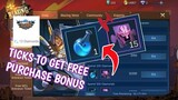 How to get free purchase bonus in Mobile Legends | Free Rare Fragments Trick