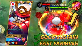 BEST TANK JUNGLER IN NEW UPDATE! | FAST FARM & GOOD SUSTAIN | MLBB