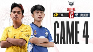 ONIC VS EVOS LEGENDS | Playoffs DAY 5 - GRAND FINAL GAME 4 #MPLIDS11