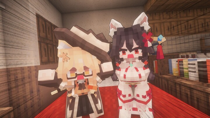 🥵One small, one large, one Ha, one Mi 🥵 (Minecraft model showcase)