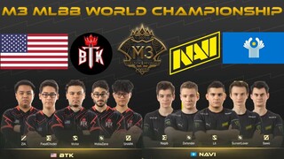 NAVI VS BTK | Group C | M3 MLBB World Championship 2021