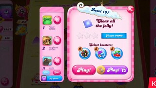 CANDY CRUSH SAGA LEVEL 197 (NEW VERSION)