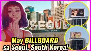 OMG! Maymay bumida sa BILLBOARD sa SEOUL, KOREA mismo! Isang malaking gift sa galing sa mga fans!