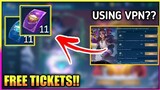 PARTY BOX EVENT FREE TICKETS!! WILL VPN STILL WORKS?? || MOBILE LEGENDS BANG BANG