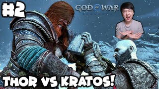 Dewa Petir VS Dewa Perang! EPIC BATTLE! - God of War Ragnarok Subtitle Indonesia - Part 2