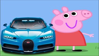 Peppa Pigs new Bugatti (TRY NOT TO LAUGH)