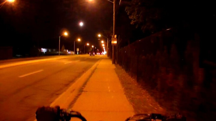 Jane Street Toronto To Martin Grove Road Etobicoke E-Bike Night Riding Rohan Wings