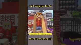 Cái Trường Học Bất Ổn Khi Anh Đen Xì Xì Tan Học 🤣 #shorts