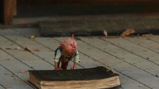 《奇幻精灵事件簿》毁灭世界的食人魔，为拿魔法书变成鸟，被一只爱吃鸟的猪妖盯上