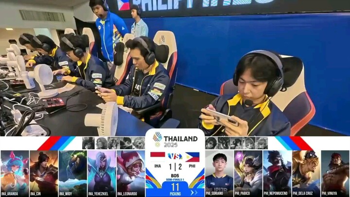Philippines Vs Indonesia Game 4 MLBB 33rd SEAGAMES 2025