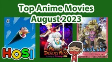 Top Anime Movies Releasing in August 2023