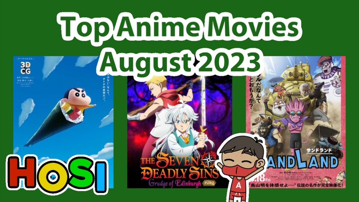 Top Anime Movies Releasing in August 2023