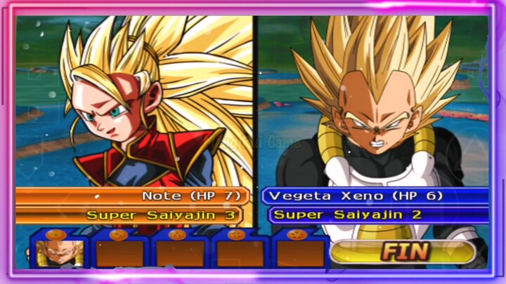 NOTE SSJ 3 VS VEGETA XENO SSJ 2 - DB MOD ANDROID GAMEPLAY