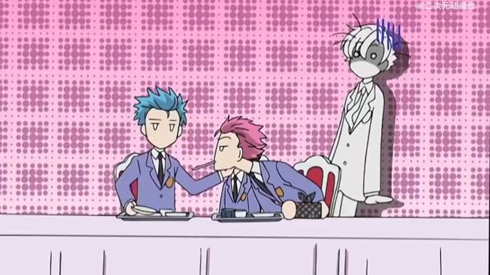 桜蘭高校：カフェテリア. 光ハル、馨ハル