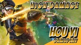 Hou Yi Farm Lane Gameplay | Triple Target Damage Marksman | Honor of Kings Global | HoK
