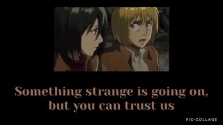 Earning Trust | ASMR | Armin Arlert & Mikasa Ackerman x Injured! Listener