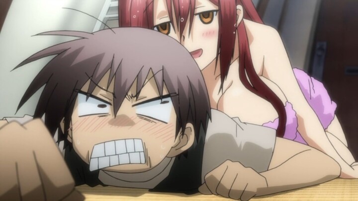 What are you doing behind my back? Famous anime scene of the wife catching the adulterer!