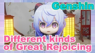 Different kinds of Great Rejoicing