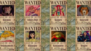 Bounties Member Akazaya Nine In One Piece || Kozuki Oden