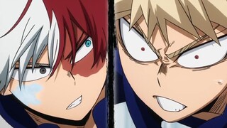 [MAD|My Hero Academia]Fighting Scenes of Bakugou Katsuki and Todoroki Shoto