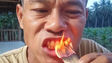 🔥 Superhuman Who Eats Fire! 😱🔥#Superhuman #FireEater #MindBlowing #ViralVideo #Amazing