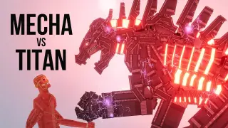 Mecha Godzilla 2022 vs Attack on Titan 2022 - People Playground