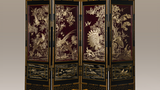 Lacquer carved screen in 347 days
