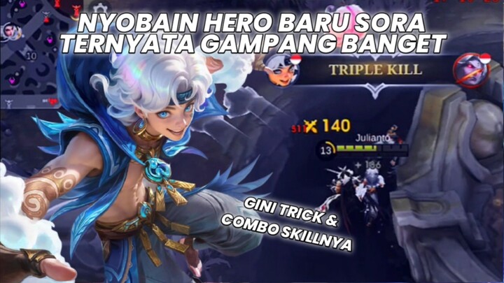 Ternyata Gampang!! Nyobain Hero Sora dan Combonya Untuk Pertama Kalinya🔥