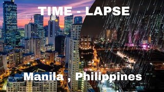 TIMELAPSE / MANILA PHILIPPINES/ RAINING / MY TRAVEL VLOG / JOBBIE HEBRIO VLOGS #shorts #travel #new