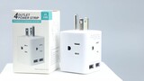 Wonplug Hot sale 4 way USA multi outlet power strip with CE FCC