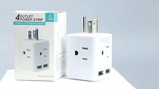 Hot sale 4 way USA multi outlet extender