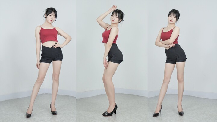 Summer exclusive~Suspender shorts and high heels! Up & Down