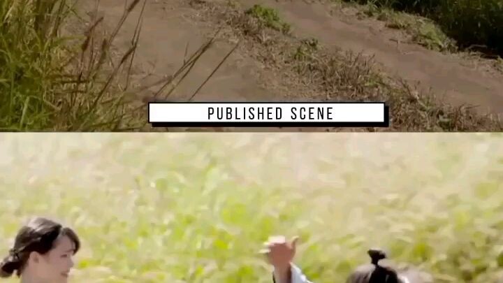 the published scene and the deleted scene of Bad Romeo Episode 8