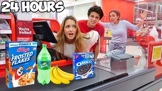24 HOUR OVERNIGHT IN TARGET!!