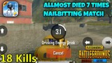 Nail Biting Fights Ever, Almost Died 7 Times | PUBG Mobile Lite