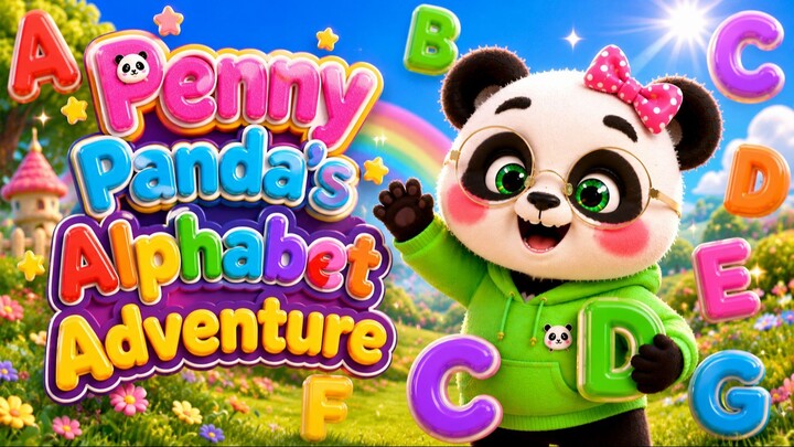 ABC Song for Kids | Penny Panda's Alphabet Adventure | Learn A to Z | Fun Nursery Rhymes