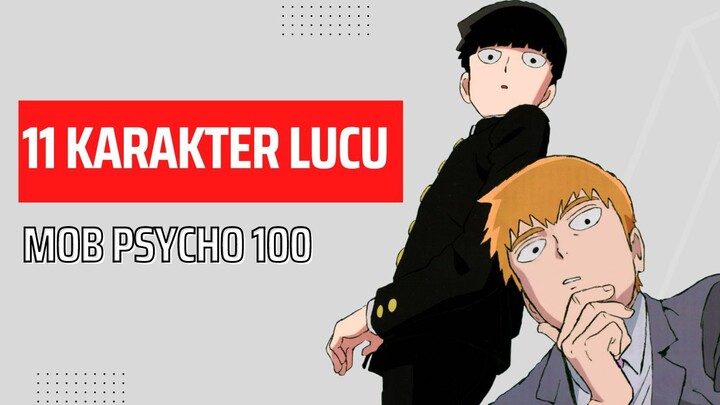 11 Karakter Lucu Mob Psycho 100
