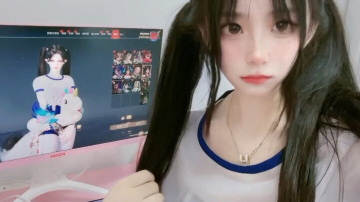 Having a baby face creates such a great contrast.