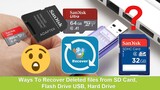 RECOVER DELETED FILES FROM SD CARD, USB FLASH DRIVE, HARD DRIVE GUIDE (Using 2 Apps)