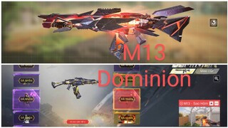 Call of duty mobile VNG | Quay Full Vòng Quay DOMINION , M13 SAO HÔM