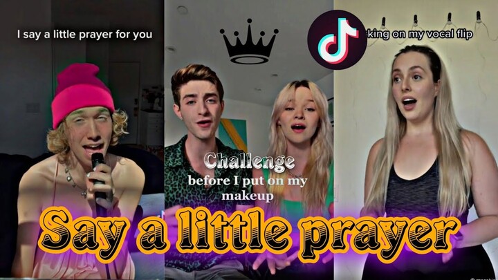 "I Say A Little Prayer For You"🎤Best singing challenge compilation On TikTok || Grace Kinstler