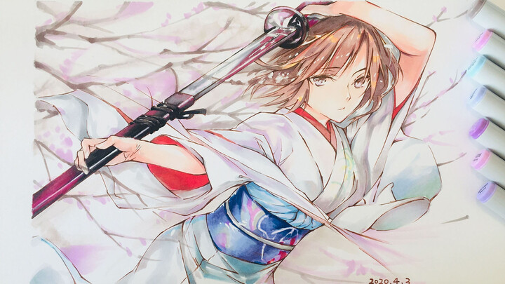 【Fate/Grand Order drawing heroes】Shiki Ryogi: I'll draw you a god!