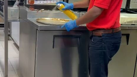 pizza making