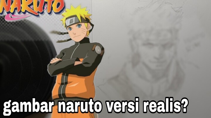 Naruto versi realis | speed draw