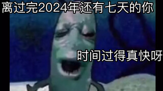 得知2024年还有七天的你